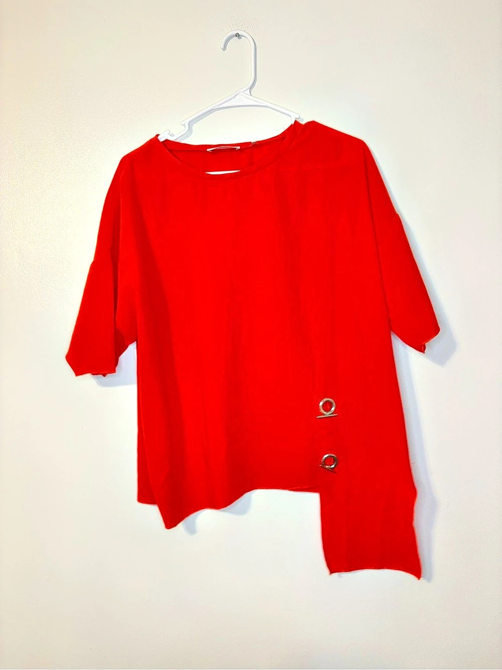 Patrizia Luca Tunic in Red Large Like New
